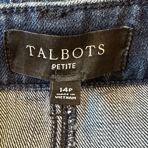 Talbots Skirt Mini Ocean Blue SIZE 14P NEW - Picture 3 of 6